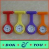 Wholesale Silicone Skin Covered Nurses Watch with Brooch