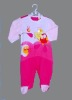 Wholesale 100% cotton lovely baby jumper with print