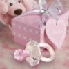 Wholesale Choice Crystal pink pacifier favors for baby party supply