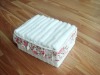 paper basket with 10pcs of terry cotton face towel