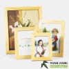 natural wooden baby photo frame