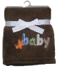 Wholesale coffee polar fleece blanket