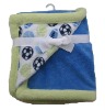 Wholesale blue ball polar fleece blanket