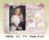 Scrapbook baby frame