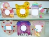 Wholesale Polyresin Clear baby frames,6asst.
