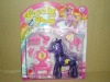 Wholesale Beauty Toy Set With Horse(with light)