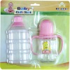 baby feeding bottle & milk powder bottle set