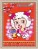 Wholesale baby oil painting- Little Sheep's spring festival