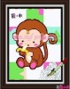 Wholesale baby oil painting- Chinese Zodiac-Monkey