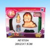 Plastic b/o cartoon rail baby