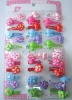 Wholesale baby hair accessories set with cut flower design