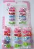 Wholesale baby hair accessories set with bow