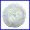 Wholesale Baby White Rhinestone Hair Flower Hair Accessory
