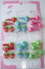 Wholesale baby hair accessories set with strawberry design