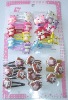 baby hair accessories set with cut flower design