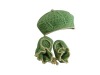 Wholesale hand crocheted baby's hat and shoes