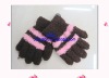 Wholesale child knit glove/cashmere glove/child magic glove