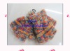 Wholesale child knit glove/feather yarn glove/child magic glove
