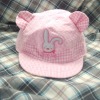 Infant hat with embroidered logo