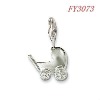 Wholesale Fashion TS Baby Carriage Stroller Charm