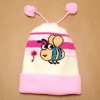 Wholesale 1--5year winter hat children hat MZ0082 polyester cap cashmere feel hat good quantity excellent quality