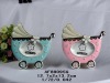 Wholesale polyresin baby stroller photo frame