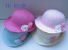 Wholesale kid's fashion design straw hat