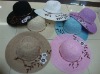 Wholesale straw hats strawhat natural paper hats ladies summer hat