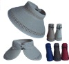Wholesale KD027 foldable fasshion paper summer straw hat