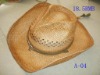 Wholesale raffia straw hat,cowboy hat