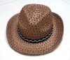 kid's/boys cowboy straw hat