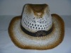 Wholesale West Crafts straw hats with leather band