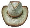 Wholesale (HCB2005) Straw Cowboy Hat With Ribbon Trim