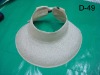 Wholesale paper plait-visor hat,straw hats, fashion hats,sun visor,paper visor hat