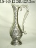 Wholesale elegant polished metal docrative vase