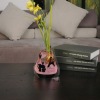Wholesale Folding plasticPVC vase with flowers for decoration-V097