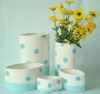Wholesale New designs ceramic 5pcs flower vase V11-67