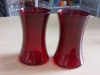 Wholesale red glass vase