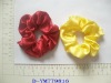 Wholesale 2011 hot promotional ponytails elastic sausage in red and yellow
