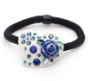 Wholesale rhinestone crystal elastic ponytail bands for ladies