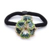 Wholesale rhinestone crystal elastic ponytail bands for ladies
