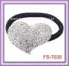Wholesale Heart Elastic Hair Band;Ponytail Holder;Hair Accessory