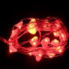 Wholesale 2m 20 lights battery-operated led christmas light heart