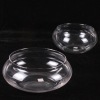 Clear large glass bowl for fish