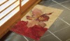 Floral Polyester Rug/doormat(2DM0042)