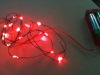 Wholesale 2m 20 lights red led copper string light with battery operated