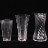 Wholesale Decorative glass vase with veins