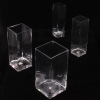 Wholesale Handmade rectangular tall glass flower vase
