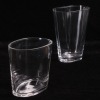 Wholesale Handmaade V-shaped oval glass vase