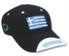 Wholesale 100% Cotton Baseball Cap with Flag LOGO Embroidered F51005
